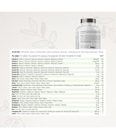 Multivitamin Tablets for Women - 365-Day Supply - Laboratory Tested & Complete Nutrition - Buy Online on GoSupps.com