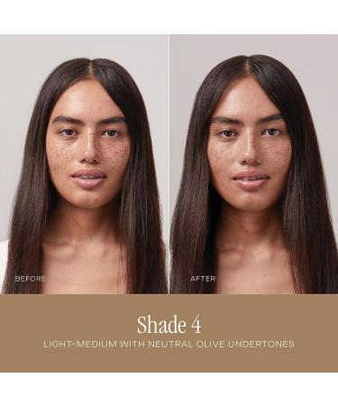 Summer Fridays Sheer Skin Tint - Tinted Moisturizer with Hyaluronic Acid | Diminish Uneven Skin Tone | Light-Medium Shade 4 (1 Fl Oz - Buy Online on GoSupps.com