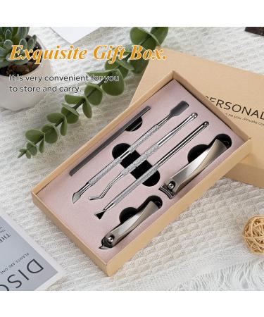 Nail Clipper Set Cuticle Trimmer with Pusher Nail Clipper Scraper 6-in-1 Professional Cuticle Remover Tools Set with Personal Care. - Buy Online on GoSupps.com