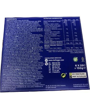 Multiple Kelloggs Coco Pops Lot de 18 barres de riz Krispies 20 g x 18 barres de 20 g - Buy Online on GoSupps.com