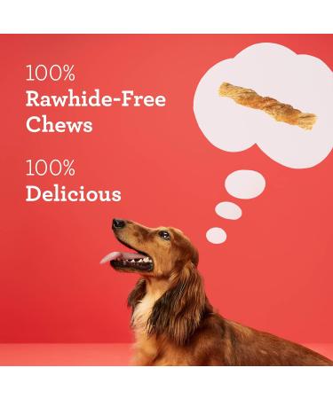 DreamBone Puffy Twist Peanut Butter Wrapped Chicken 8ct 4oz 120g 7 Pack - Buy Online on GoSupps.com