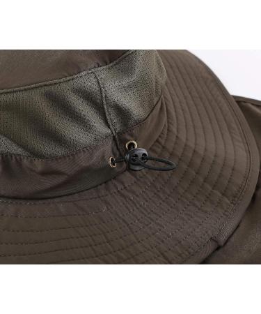 Home Prefer Outdoor UPF50+ Wide Brim Fishing Hat - Army Green - Buy Online on GoSupps.com