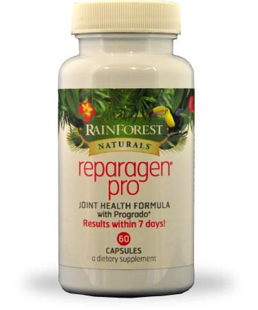 Rainforest Nutritionals Inc. Reparagen Pro 60 Capsules Clinically Proven Fast Acting All Natural Joint Health Supplement