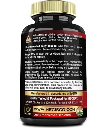 9in1 Cortisol Shield - Ashwagandha & Magnesium Glycinate Rhodiola Phosphatidylserine L-Theanine Licorice Root St. John's Wort Lions Mane - Mind & Mood Restful Night Support - 60 Capsules - Buy Online on GoSupps.com