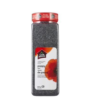 Club House Quality Natural Herbs and Spices Poppy Seed 640g 640 g (Pack of 1)