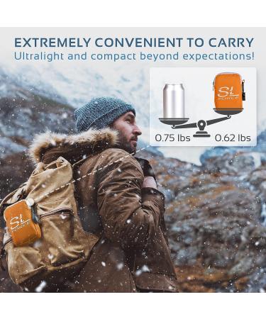 SLFORCE Emergency Blankets for Survival  4 Pack of Gigantic Space Blanket. Comes with Four Extra-Large Mylar Blankets  Compass  and Zipper Bag. The Best Thermal Space Blankets (4  Orange  Extra Large) X-Large Orange 4 - Buy Online on GoSupps.com