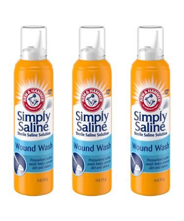 Simply Sterile Saline Wound Wash Spray - 7 oz Pack of 3 - Buy Online on GoSupps.com