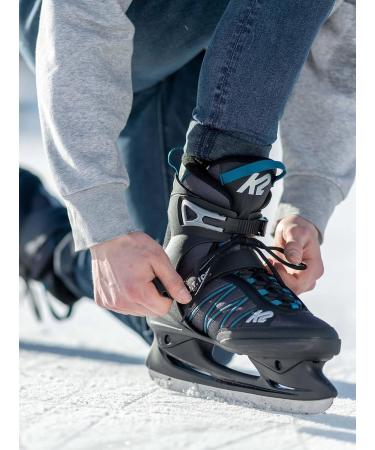 K2 Men's Fit Ice Skates EU 43.5 (UK 9 / US 10) - Black & Blue | International Shipping Available - Buy Online on GoSupps.com
