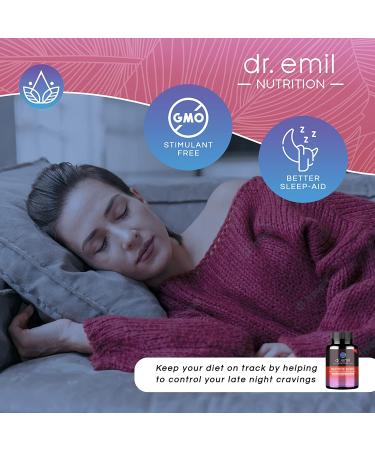 Dr. Emil PM Fat Burner & Sleep Aid - Nighttime Appetite Suppressant - 60 Capsules - Buy Online on GoSupps.com