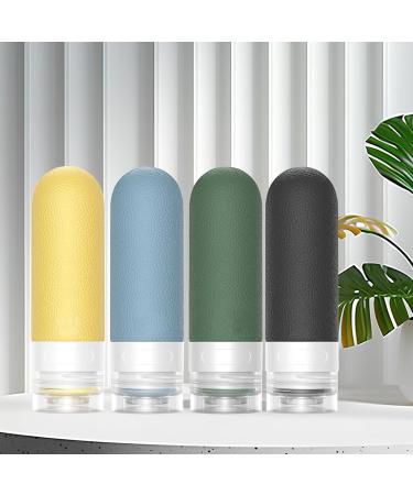 90ml Travel Bottles for Toiletries-Refillable Squeezable Containers Leak Proof TSA Approved Silicone Travel Bottle for Lotion Liquid Travel Accessories Travel Essentials Airport Colourful 6pcs - Buy Online on GoSupps.com