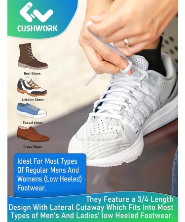 3/4 Over-Pronation Corrective Insoles | Medium Arch Supports | Orthotics for Flat Feet Knee & Back Pain Relief | Improve Walking Posture | Unisex XXL (Men's 11.5-13) - Blue - Buy Online on GoSupps.com