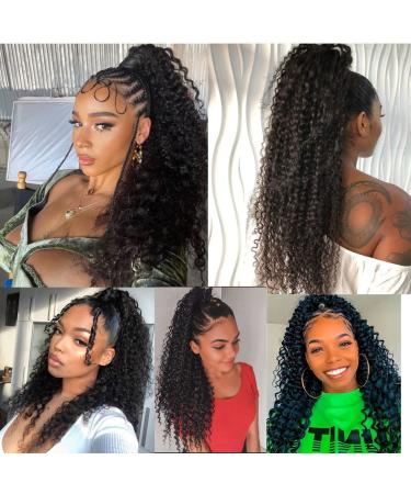 Oseti Kinky Curly Drawstring Ponytail for Black Women - 26in Deep Curl Synthetic Extension - Buy Online on GoSupps.com