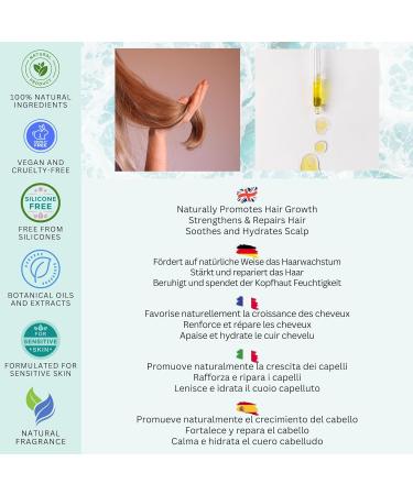 Verdebleu - Hair Growth Oil - 100% Natural with Coffee Castor Argan Rosemary Eucalyptus. Stimulates Hair Growth Revitalises. We Donate 5% of Profit to Save the Rainforest. 100ml - Buy Online on GoSupps.com