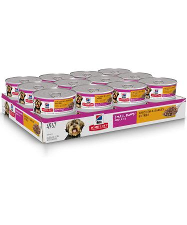 Hill's Science Diet Adult Small Breed Wet Dog Food - Chicken & Barley 24 Count Pack - Buy Online on GoSupps.com