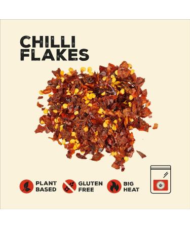 Nature Kitchen Chilli Flake 350g - Gluten-Free & Vegan Seasoning Spices for Everyday Cooking - Buy Online on GoSupps.com