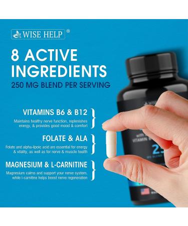 Neuropathy Support | Natural Nerve Discomfort Relief | Made in USA | Antioxidant Formula for Trigeminal Neuralgia & Diabetic Neuropathy | 30 Caps - Buy Online on GoSupps.com