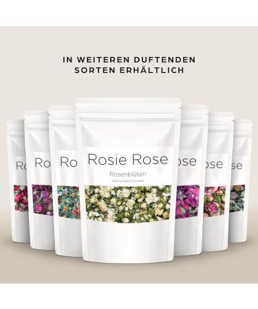 Buy Vintage White Rose Edible Flowers (50g) - Perfect for Wedding Cakes Baking & Cooking - Natural Rose Blossoms Decoration - Buy Online on GoSupps.com
