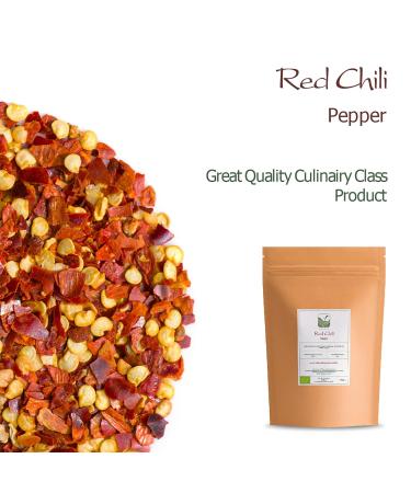 Buy Organic Red Chili Flakes - 200g Crushed Red Pepper for Spicy Dishes | International Shipping Available - Buy Online on GoSupps.com