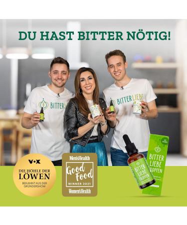 Bitter-Liebe Original Bitter Fabrics 50ml - High-Dose Bitter Drops by Hildegard von Bingen - Made in Germany - Shop Internationally! - Buy Online on GoSupps.com