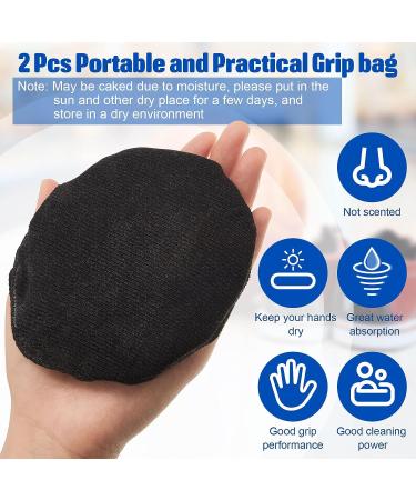 Lewtemi Bowling Rosin Grip Bag Powder - 2 Pieces for Drying Hands - Golf Accessories - Black - Buy Online on GoSupps.com