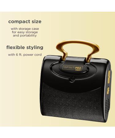 INFINITIPRO BY CONAIR Gold Bonnet Hair Dryer - Soft & Portable Black Style - Buy Online on GoSupps.com