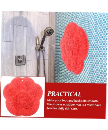 Beavorty Lazy Back Rub Pad Foot Massager Foot Brush Cleaner Skin Cleaning Scrubber Pink - Buy Online on GoSupps.com