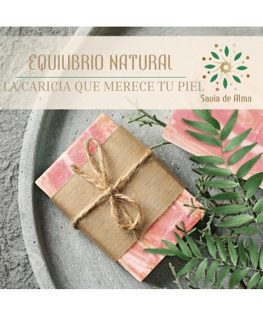  Savia De Alma Handcrafted Vegan Rosehip Soap - Moisturizing Regenerating and Biodegradable Soap - Made in Spain with Natural Ingredients - 100g (2 Rosehip) - Buy Online on GoSupps.com