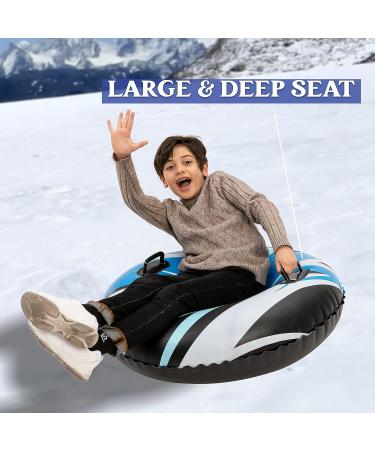 JOYIN 2 Pack Snow Tube - 34 Inch Inflatable Sled for Kids and Adults - Heavy-Duty Winter Fun Sports - Family Activities - Buy Online on GoSupps.com
