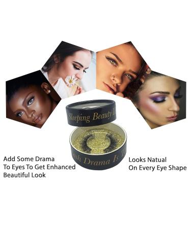 Sleeping Beauty Artificial Eyelashes - Natural Mink Lash Extensions for Dramatic Look | Shop Internationally - Buy Online on GoSupps.com