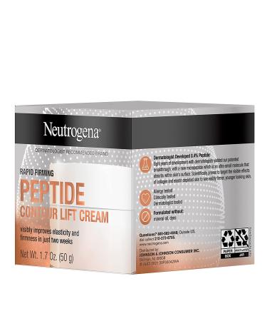 Neutrogena Peptide Contour Lift Cream 1.7 oz - Anti-Aging Facial Moisturizer - Buy Online on GoSupps.com