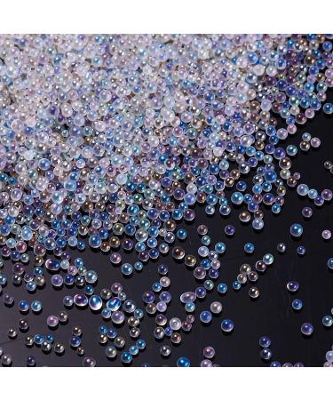 Pandahall 50g Translucent DIY 3D Caviar Nail Art Decoration Glass Beads | No Hole Crystal Micro Beads 0.6-0.8mm - X-MRMJ-R038-B02 - Buy Online on GoSupps.com