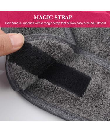 KinHwa 3 Pack Spa Facial Headband Makeup Hair Band Women Skincare Adjustable Microfibre Headband for Washing Face Sports Yoga Darkgray Darkgray 3 count (Pack of 1) - Buy Online on GoSupps.com