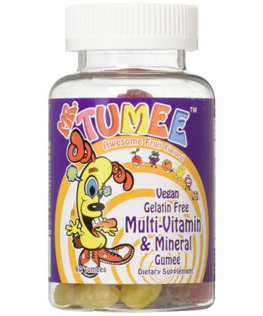 Mr. Tumee Multivitamin & Mineral Gumee Strawberry/Lemon/Orange/Grape/Cherry/Grapefruit 60 Count