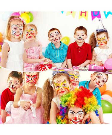 GLEEMEN Face Paint Crayons for Kids - 16 Colors - Safe & Easy Face Body Painting Kit for Birthday Party, Halloween Makeup & Cosplay - Buy Online on GoSupps.com