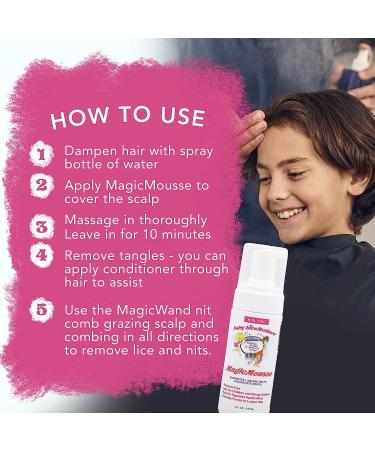 Fairy LiceMothers MagicMousse 4 oz - Sulfate & Pesticide-Free Head Lice Treatment - Buy Online on GoSupps.com