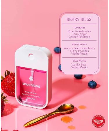 Touchland Power Mist Hand Sanitizer JUICY 3-PACK | Watermelon Peach Berry | 500 Sprays Each | 1 FL OZ | Set of 3 - Buy Online on GoSupps.com