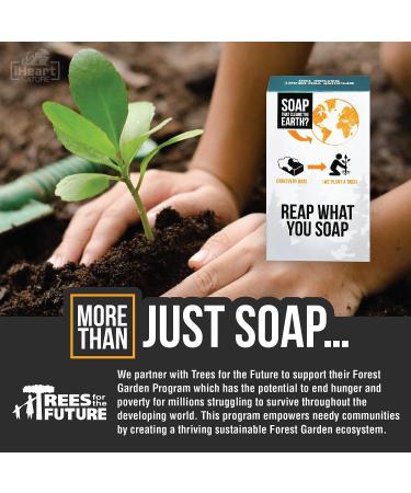 Organic Neem Soap Bar - Herbal Body Odor Eliminator - Moisturizing Face & Body Wash with Neem & Cedarwood - 6 oz - Buy Online on GoSupps.com