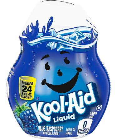 Kool-Aid Liquid Drink Mix Blue Raspberry 1.62 Fl Oz (Pack of 3) - Refreshing Flavor for Any Occasion - Buy Online on GoSupps.com