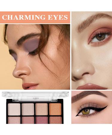 16 Colors Eyeshadow Palette Matte Nude Eye Makeup Palette Ultra-Blendable Long Lasting High Pigmented Waterproof Nudes Neutral Smooth Eye Shadow Palette for Women Natural Charming Looking #01 16 Colors 1# - Buy Online on GoSupps.com