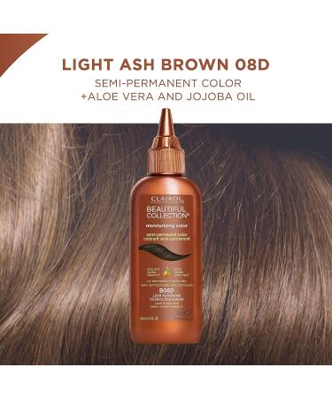 Clairol Professional Beautiful Collection Semi-Permanent Hair Color 8D Light Ash Brown - Buy Online on GoSupps.com