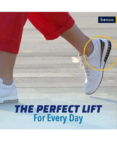 Adjustable Heel Lifts for Men & Women - 3 Layers (1/8" to 3/8") | Height Discrepancy & Achilles Tendonitis | Comfortable Shoe Inserts - Buy Online on GoSupps.com