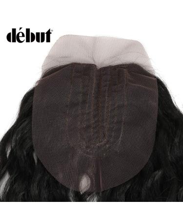 Water Wave Synthetic Hair Bundles with Simple Closure & Frontal Swiss Lace 9pcs - 20 inch 240g High Temp Fiber - 1B - Buy Online on GoSupps.com