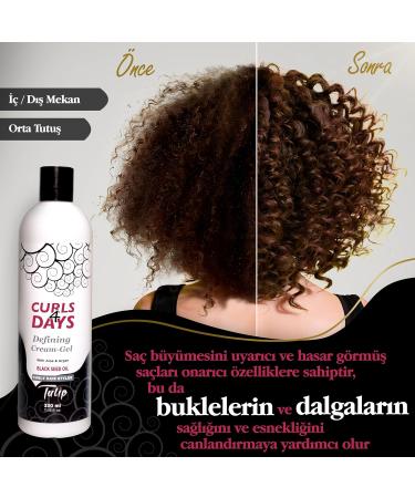 TUL P CURLS 4 Days Defining Medium Hold Cream-Gel 330 ML | Best International Shipping on Hair Care Products - Buy Online on GoSupps.com