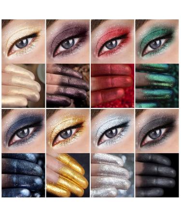 Ultra Pigment Shimmering Eyeshadow - Metallic Iridescent Loose Highlighter (#5) for Stunning International Looks - Buy Online on GoSupps.com