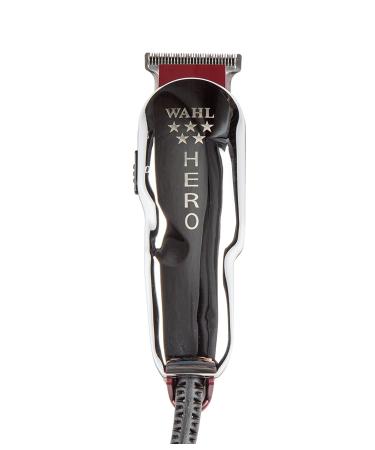 Wahl Professional 5-Star Hero Corded T Blade Trimmer 8991 - Ideal for Barbers & Stylists - Powerful Standard Electromagnetic Motor - Includes 3 Guides, Oil & Cleaning Brush - Buy Online on GoSupps.com