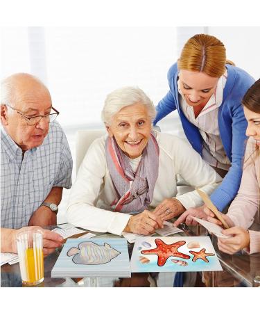 Futreo Dementia Activities for Seniors - 50 Reusable Water Painting Toys with Brush | Alzheimers Patients Water Games - Buy Online on GoSupps.com