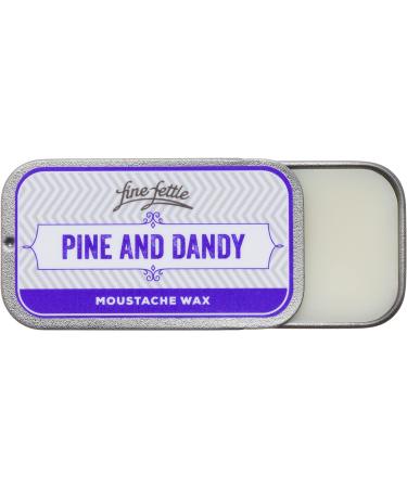 FineFettle Pine and Dandy Moustache Wax - 20ml | All-Natural Formula - Buy Online on GoSupps.com