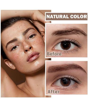 2PCS Waterproof Eyebrow Microblading Pen with 4 Micro-Fork Tips - Dark Brown - Buy Online on GoSupps.com