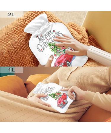 Christmas Truck Hot Water Bottle | 1L Heat Bottle for Pain Relief & Warmth | Ideal for Sports Injuries Hand & Foot Warmer - Buy Online on GoSupps.com