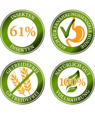 Bellfor Landgut-Men High-quality wet food for dogs grain-free hypoallergenic with insects easily digestible without animal by-products 800 g - Buy Online on GoSupps.com